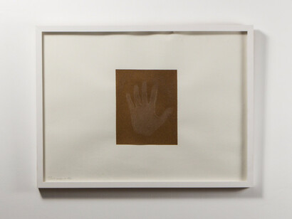 Carlos Zilio, Paisagem com vestígio, 1977. Courtesy of Galeria Raquel Arnaud