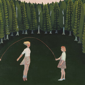 Pirkko Lepistö, Skipping rope in summer, 1972. Courtesy of Ateneum
