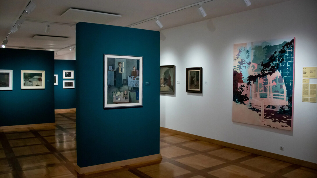 Various artists, Trajectories: Shifts, exhibition view. Courtesy of Galerija Božidar Jakac