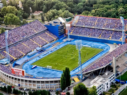Estádio Maksimir na Croácia foi palco de diversos conflitos e tensões políticas para além das partidas de futebol entre os times adversários