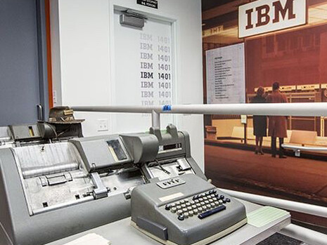 IBM 1401 Demo Lab. Courtesy of Computer History Museum