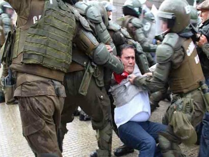 Le repressione dei Carabinieri del Cile