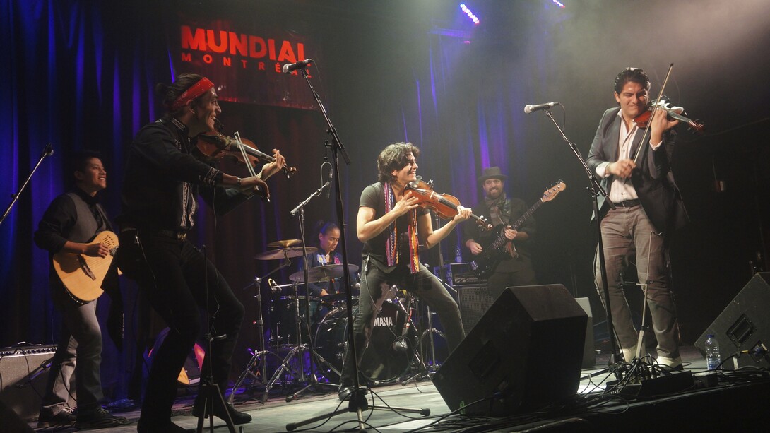 Villalobos Brothers performing at Mundial Montreal 2016. Photo: Catalina Maria Johnson