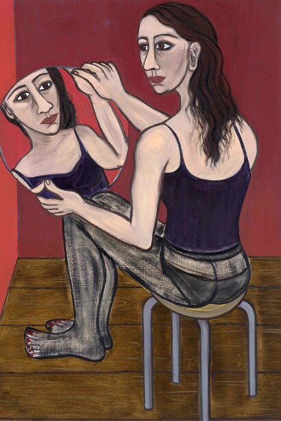 Eileen Cooper, 'Body and Soul', 2019, oil on canvas, 48 × 36 in (122 × 92 cm)