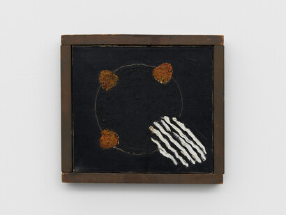 Forrest Bess, Untitled (No. 14), oil on canvas, photo by Ben Westoby. Courtesy of the artist and Modern Art, London