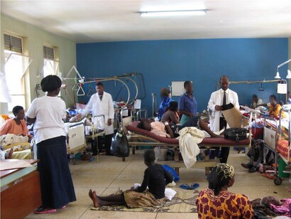 Los hospitales africanos no tienen muchas veces las mejores condiciones