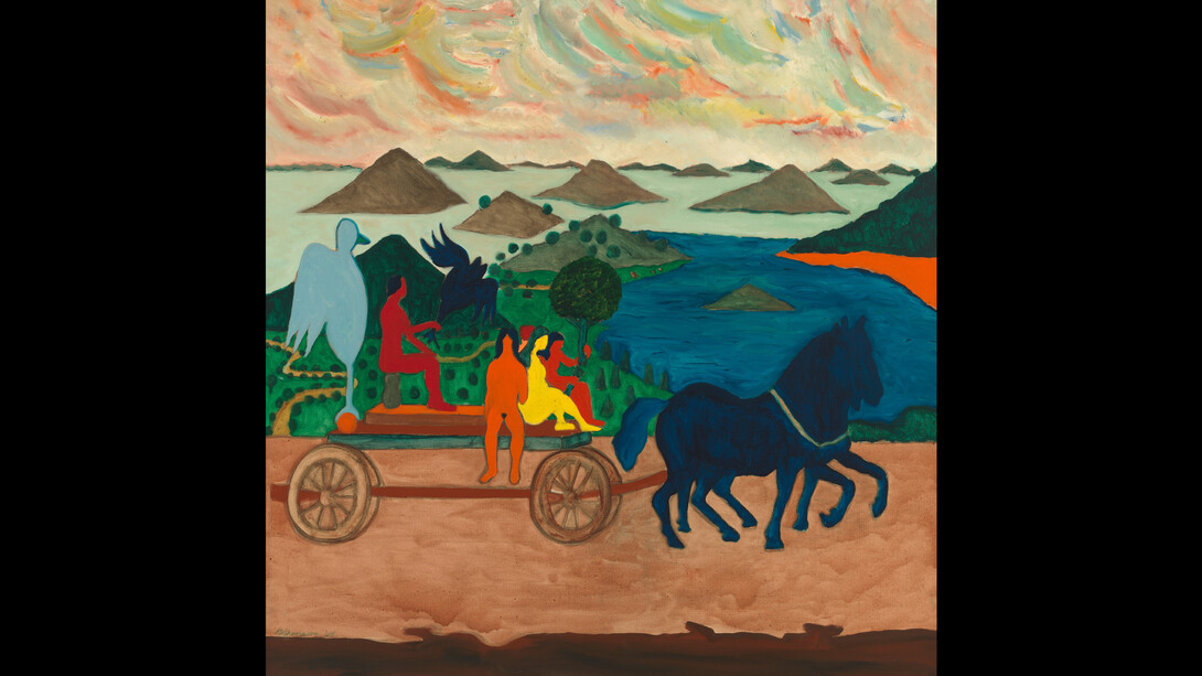 Bob Thompson, An Allegory, 1964, Whitney Museum of American Art, New York; gift of Thomas Bellinger 72.137, © Michael Rosenfeld Gallery LLC, New York, NY. Courtesy 52 Walker, New York