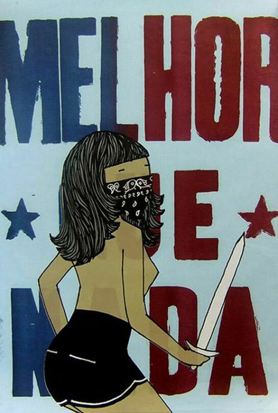 Kid Acne “Melhor Que Nada”, Silk screen, 19″ x 26″ , Limited Edition of 75