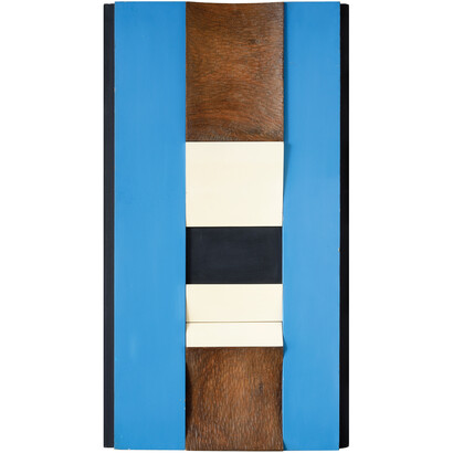 Wifredo Arcay, “Nollav”, 1962, Oil on wood in relief, 94.5 x 52.5 x 7 cm (37 1/8 x 20 5/8 x 2 3/4 in)