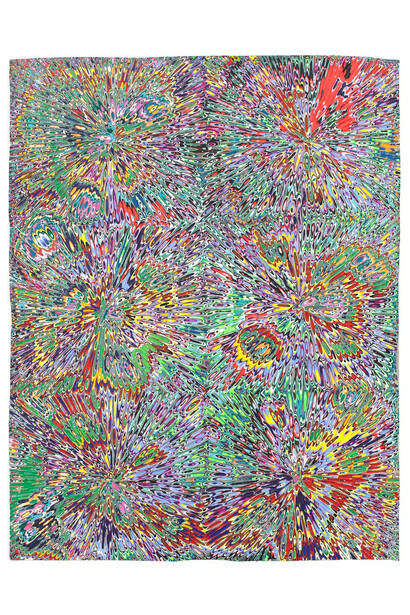 David Allan Peters, Untitled #2, 2015, Acrylic on wood panel, 18 x 14 inches, 45.7 x 35.6 cm
