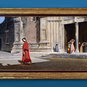 Francesco Saverio Altamura, Ecco colui che andò all'Inferno e tornò, 1860 - 1865, olio su tela, Pescara, Museo dell'Ottocento