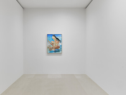 Albert Oehlen, Endless summer, vue de l'exposition. Avec l'aimable autorisation de Gagosian