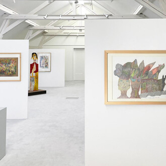 Ursula und Bernard Schultze, Panta rhei (Alles fliesst), ausstellungsansicht. Mit freundlicher genehmigung von Galerie Henze & Ketterer