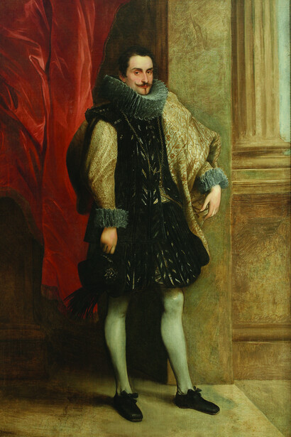Anton Van Dyck, Genoese Nobleman, 17th century. Oil on canvas. Long term loan from the Schorr Collection