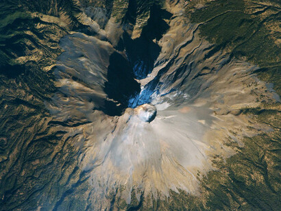 Popocatepetl from satellite