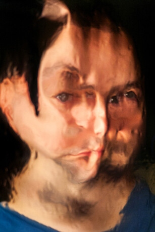 Nicolas Cisternas Mar, El espejo y la máscara, 2008. Cortesía del Cortesía del Museo Municipal de Bellas Artes de Valparaíso  © Nicolas Cisternas Mar