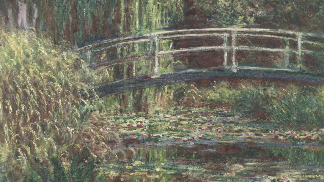 Claude Monet, Le bassin aux nymphéas, harmonie rose (detail), 1900. Courtesy of Musée de l'Orangerie