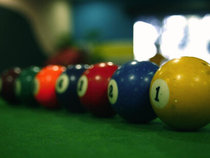 A ordem numérica em Rohit Murari, *Experiments with a pool table*, 2012