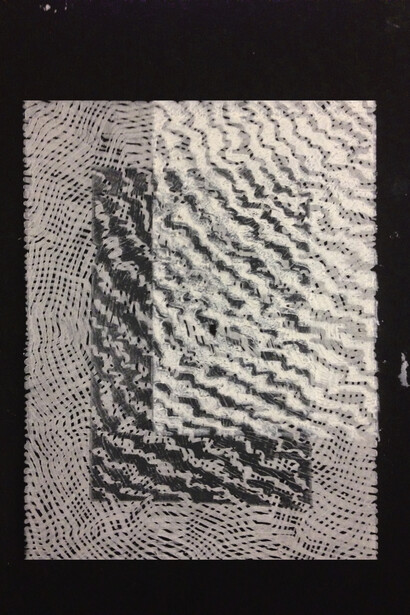 Jack G. Marshall, Stream, 2015, Lino Print, 31 x 20 cm