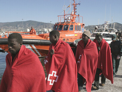 Rescatados en el mar