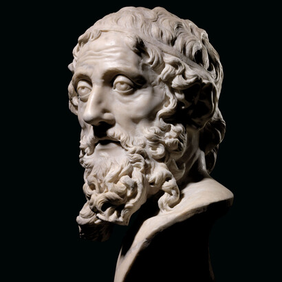 Busto de Aristóteles por Guiliano Finelli, c. 1645