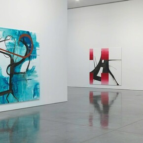 Albert Oehlen, Exhibition view. Courtesy of Gagosian