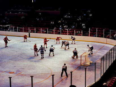 Jeux Olympiques 1980 Lake Placid, finale de hockey sur glace © By Dr. John Kelley, NOAA/NOS/COOPS - National Weather Service (NWS) 