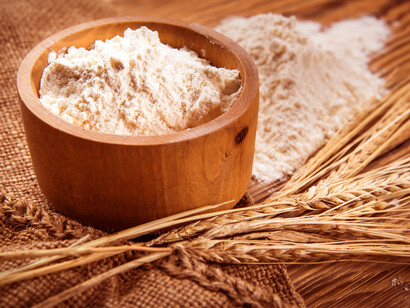 Farina e grano alla base dell'alimentazione