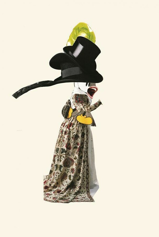 Marcia Kure, U12A#VII Andrew the first, 2013, Collage on Arches HP Watercolour Paper, 45.7 x 61 cm, 18 x 24 in