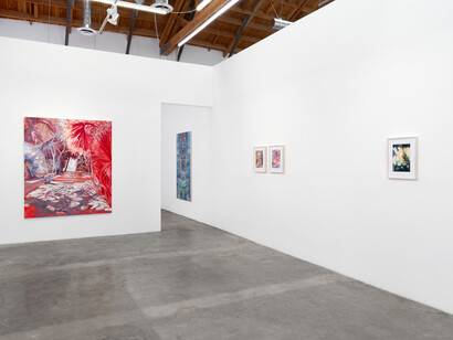 Installation view of the exhibition Atmosphere by Melinda Braathen at Baert Gallery.
Courtesy Melinda Braathen 
and Baert Gallery. Photo by 
Paul Salveson