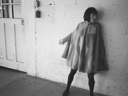 Marcel Dzama, Still for“Une danse des bouffons (or A jester’s dance)”, 2013, Video projection, 1:18 min, black and white, sound. Courtesy David Zwirner, New York/London
