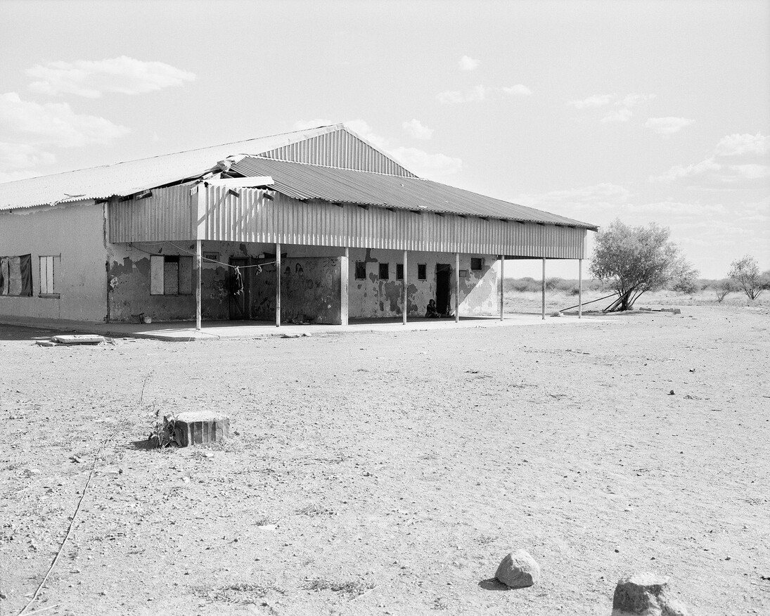 Jo Ractliffe (South African, born 1961)
Decommissioned military outpost, Schmidtsdrift, 2012
From the series The Borderlands
Inkjet prints, 2015
On loan from the artist, courtesy Stevenson, Cape Town and Johannesburg
© Jo Ractliffe. Courtesy of Stevenson, Cape Town and Johannesburg