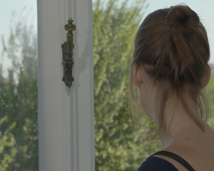 Marie José Burki
«Un chien sur la route, au passage du promeneur», 2017. Filme a cores, som, 33’ 43’’. 3 vídeos para 3 projeções sincronizadas. Produzido com o apoio do Centre National des Arts Plastiques, Paris, Fédération Wallonie-Bruxelles, Centre Régional de la Photographie, Douchy les Mines e Kunsthaus Pasquart, Bienne.