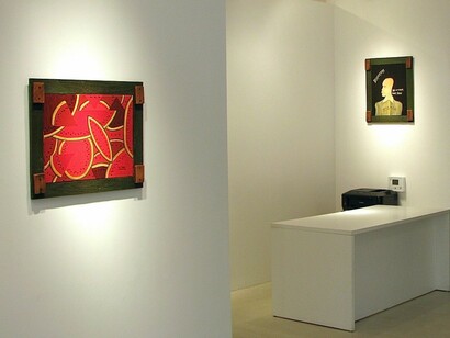 Elias Telles. Paintings, Exhibition view. Courtesy of Beth Urdang Gallery