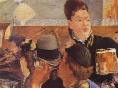 Edouard Manet beer (detail)