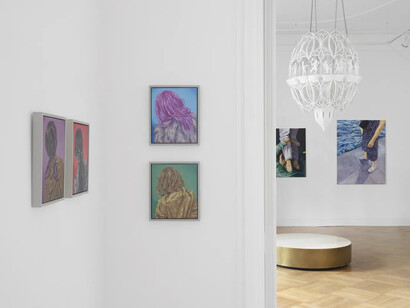 Verschiedene Künstler, Popcorn und saure gurken, ausstellungsansicht. Mit freundlicher genehmigung der Galerie Kornfeld