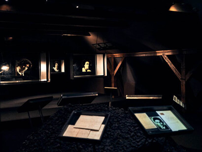 Franz Kafka Museum's permanent exhibition, exhibition view. Courtesy of Franz Kafka Museum