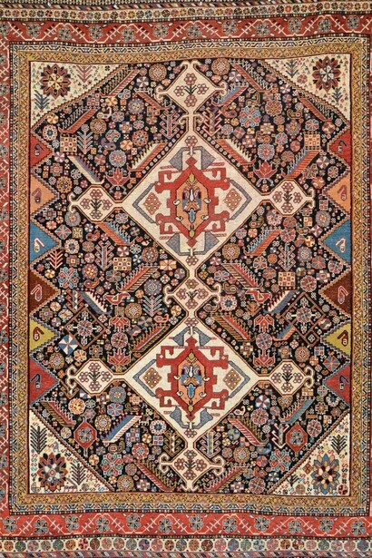 Tom's Rug, Qashqa'i, 2024. Courtesy of the artist and McCormick Gallery