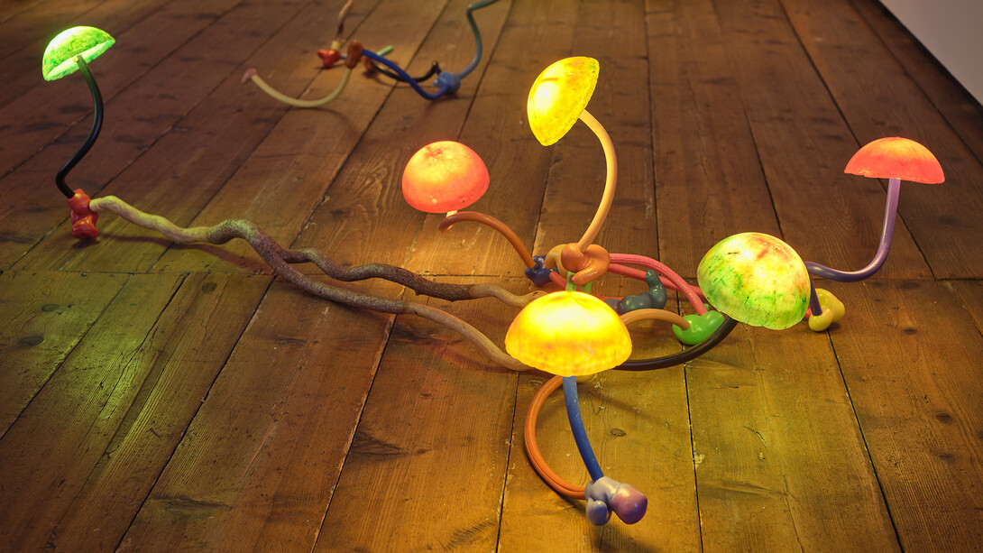 Mika Rottenberg, Antimatter factory, ausstellungsansicht. Mit freundlicher genehmigung von KunstHausWien