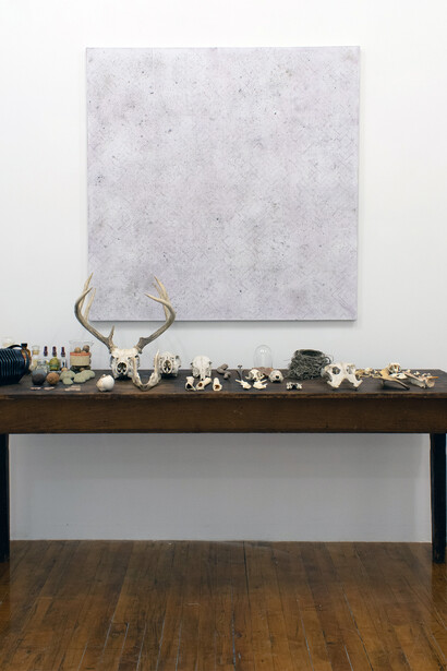 ±, Rain, exhibition view. Courtesy of Ulterior Gallery