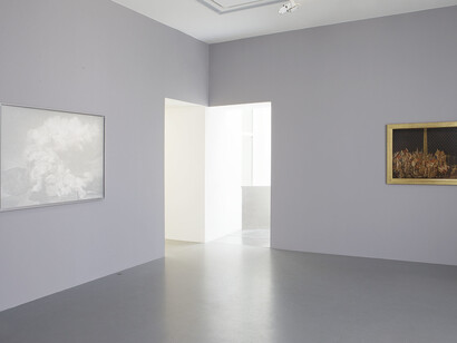 View of the exhibition Laurent Grasso, "Soleil Double", Galerie Perrotin, Paris, September 6 - October 31, 2014, Photo: Claire Dorn, © ADAGP, Paris, 2014, Courtesy Galerie Perrotin