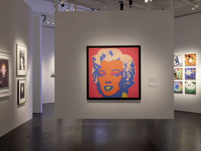 Various artists, Money on the wall. Andy Warhol, exhibition view. Courtesy of Spritmuseum