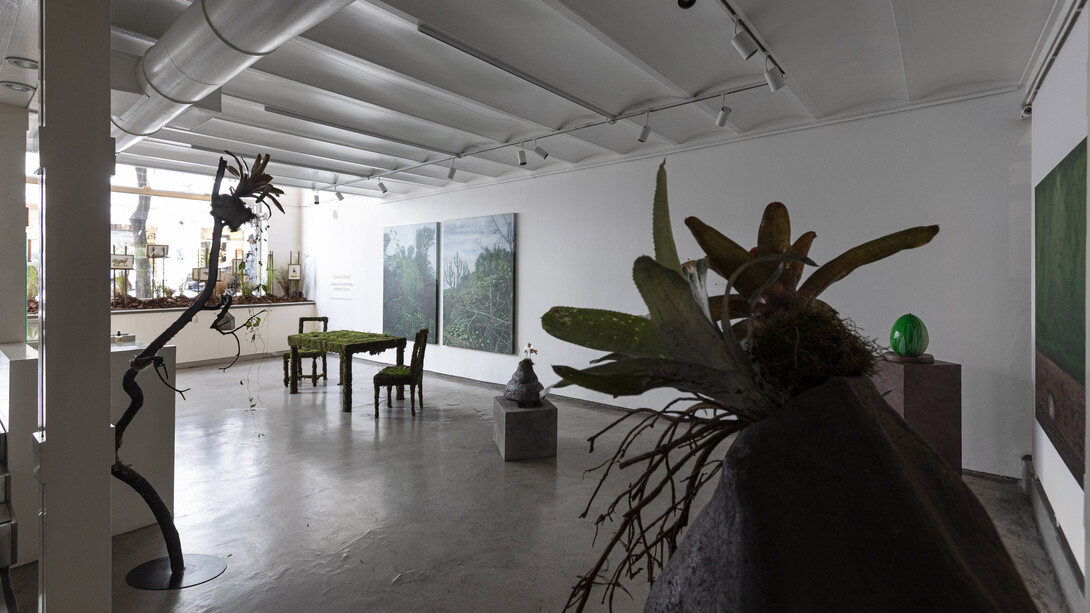 Romina Orazi, Ancestral visions of the future, exhibition view. Courtesy of Praxis