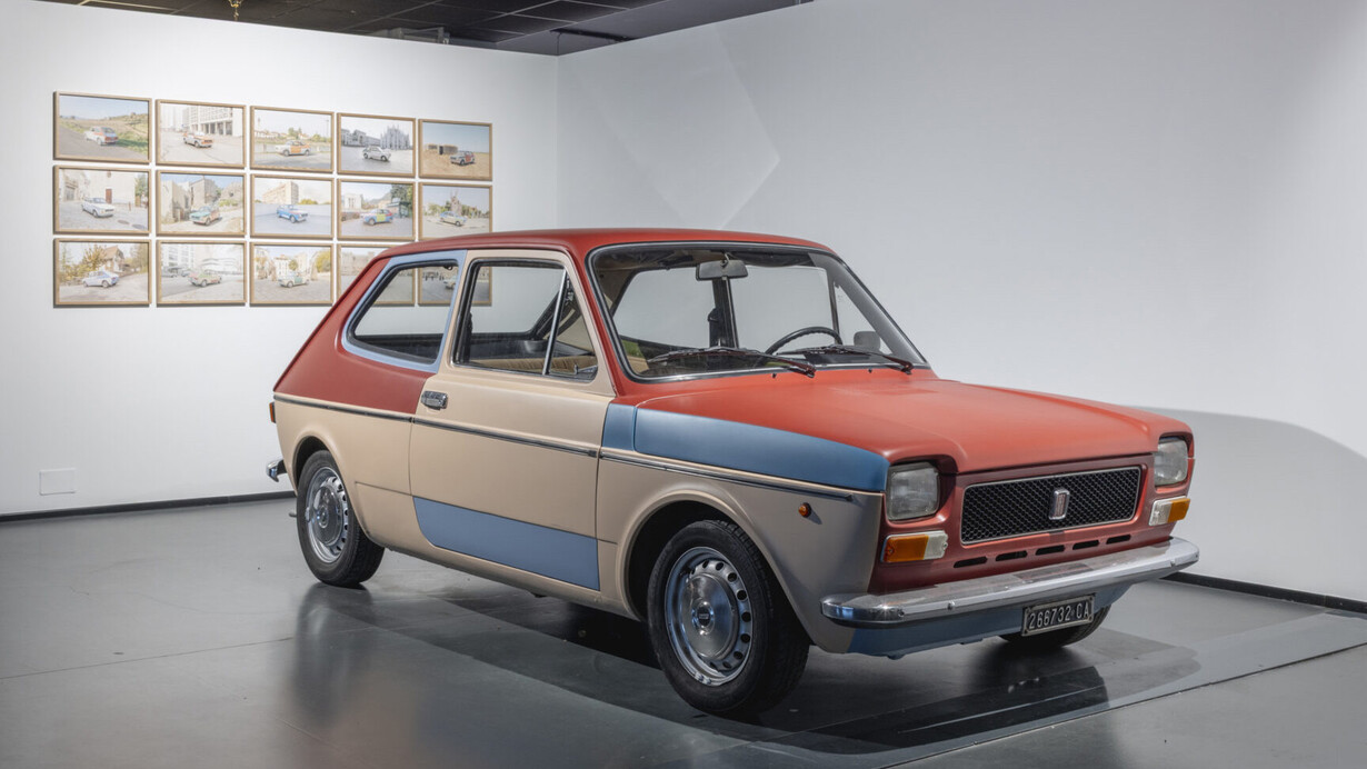 News from the near future, vue de l'exposition. Avec l'aimable autorisation du Museo Nazionale dell’Automobile