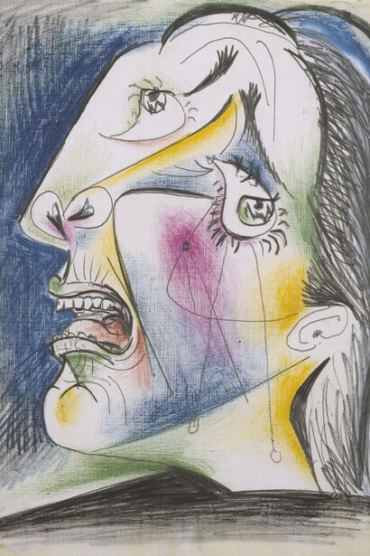 Pablo Picasso, Cabeza llorando (V). Postscripto de «Guernica»