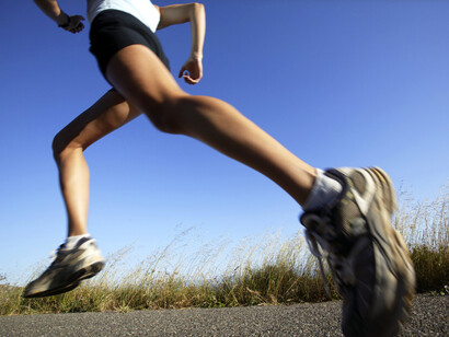 Running. Pasos de gigante