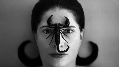 Marina Abramović, Portrait with Scorpion 