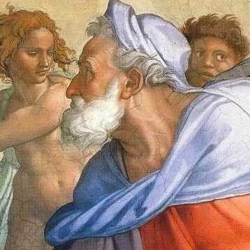 El profeta Ezequiel en la Capilla Sixtina, Miguel Ángel