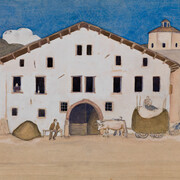 Tullio Garbari, "Momenti di vita campestre", 1915, Mart, Provincia autonoma di Trento