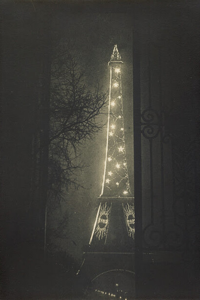 Brassai (Gyula Halász), The Eiffel tower (detail), 1929. Courtesy of De Young Museum